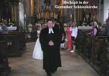Hochzeit in der Gereuther Schlosskirche
